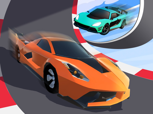 Custom sports car drifting