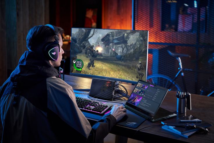 Premium gaming setup with Xbox Series X