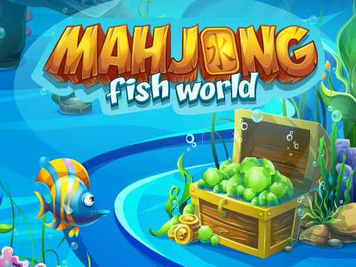 Underwater mahjong tiles