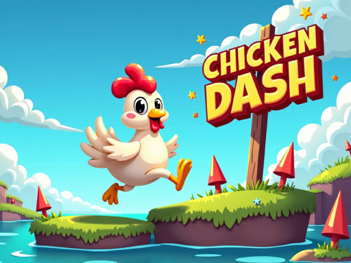 Brave chicken running