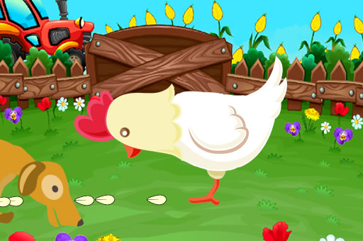 Hero chicken ready to dash