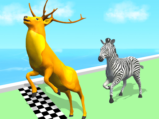 Exciting animal race image