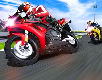 Mega Ramp Stunt Moto Gameplay